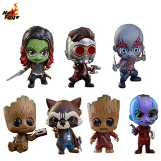 ของแท้ ของเล่นโมเดลตัวละคร Guardians of the Galaxy Vol 2 YONDU GAMORA ROCKET DRAX GROOT COSBABY