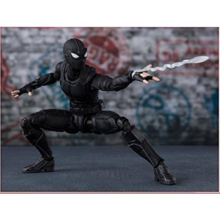 โมเดลฟิกเกอร์ Marvel Spider-Man Stealth Suit BJD Spiderman Super Hero ขนาด 15 ซม. ของเล่นสําหรับเด็ก