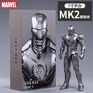 โมเดลฟิกเกอร์ Sinodong Iron Man Marvel Gnaku 6 Avengers 4 mk3mk2 ของแท้ ของเล่นสําหรับเด็ก 85