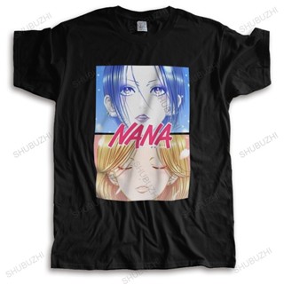 เวรเอ้ย  2yen 【พร้อมส่ง】เสื้อยืดแขนสั้น ผ้าฝ้าย พิมพ์ลายอนิเมะ Nana Osaki แฟชั่นสําหรับผู้ชาย