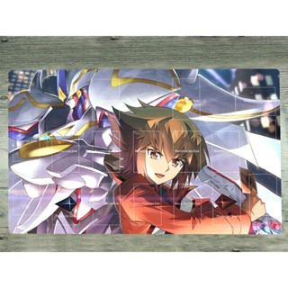 Yugioh Playmat Jaden Yuki &amp; Elemental HERO Neos TCG CCG แผ่นรองเมาส์ สําหรับเล่นเกม