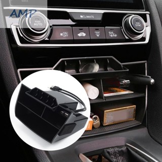 ⚡READYSTOCK⚡Central Storage Case Box For Honda Civic 2016-19 Dual USB Port Organizer