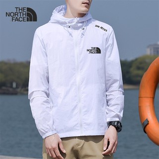 The.north.face เสื้อแจ็กเก็ต ผ้าเรยอน แบบบางพิเศษ ระบายอากาศ ป้องกันรังสียูวี สําหรับผู้ชาย [M-4XL] UPF50 +