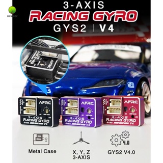 Afrc GYS-2 V4 ตัวกันสั่นรถแข่งไจโรดริฟท์ สีดํา สําหรับโมเดลรถยนต์ MINI Z D Q 1/28 1/24 1/10 DIY