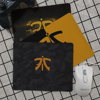 แผ่นรองเมาส์ยาง ทนทาน ลายโลโก้ทีม Fnatic สําหรับเล่นเกมคอมพิวเตอร์ PC