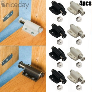 #NICEDAY-Touch Latch 4pcs/set Accessories Cabinet Doors Cupboard Drawer Magnetic