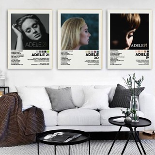 Adele 30 Pop 21 Music Singer Star อัลบั้มรูปภาพ โปสเตอร์ สําหรับตกแต่งผนังบ้าน ห้อง