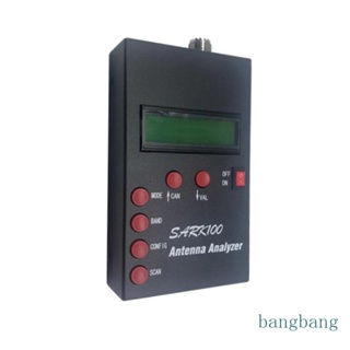 Bang SARK100 เครื่องวิเคราะห์เสาอากาศวิทยุแฮม 1-60MHZ หน้าจอ LCD สําหรับทดสอบความต้านทานคลื่นความถี่