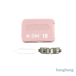 Bang EasyOperation RSIM18+ การ์ดปลดล็อก CPU ชิปคู่ สําหรับโทรศัพท์ 14 5G Version iOS16