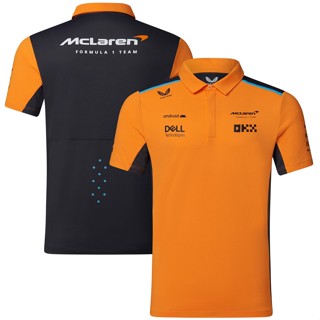 สินค้าใหม่ เสื้อโปโลแขนสั้น คอปก ลาย F1 McKay Wheel Fleet สําหรับผู้ชาย 2023