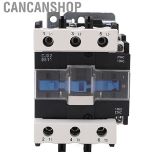 Cancanshop Electric Contactor AC Sensitive Stable Performance Control Load 220V for Power Distribution Iatrical Equipment