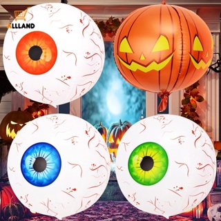 [Halloween Product] ลูกโป่งฟอยล์อลูมิเนียม 4D สีแดง สําหรับตกแต่งปาร์ตี้ฮาโลวีน