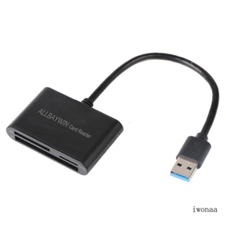 Iwo 3 in 1 ฮับอ่านการ์ด USB 3 0 ความเร็วสูง ใช้พลังงานจาก USB