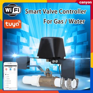 Tuya Wifi Smart Water/Gas Valve Controller ใช้งานร่วมกับ Bluetooth+wifi แอพพลิเคชั่นสิ่งแวดล้อมหลายตัว Timing Function App Remote Control canyon