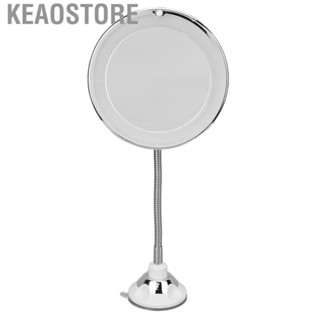 Keaostore 10X Magnifying Mirror  Suction Cup Gooseneck Makeup