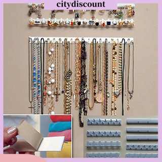 &lt;citydiscount&gt; 9-in-1 ชุดตะขอพลาสติก สําหรับแขวนเครื่องประดับ