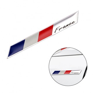 ⚡READYSTOCK⚡1x French Aluminum France Flag Logo Emblem Badge Car Sticker Decals Car-Styling