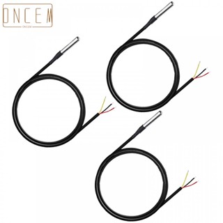 【ONCEMOREAGAIN】Single Bus Interface Temperature Sensor Probe with Wide Detection Range Set of 3