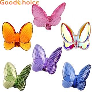 【Good】Butterfly Ornament 1 Pc 6.5*8*3cm Anti-extrusion Crystal Butterfly Decoration【Ready Stock】