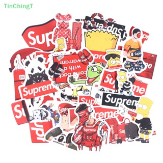 [TinChingT] สติกเกอร์ Supreme Series กันน้ํา สําหรับติดตกแต่งสเก็ตบอร์ด 50 ชิ้น