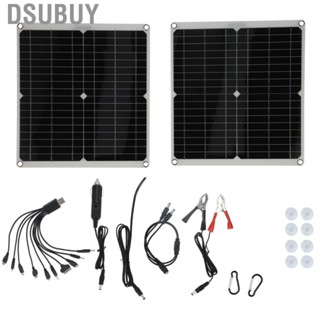 Dsubuy 25Wx2 Solar Panel Kit 20V Photovoltaic Emergency  For Outdoor