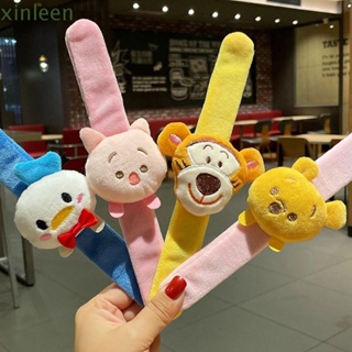 สายรัดข้อมือ ตุ๊กตาฟิกเกอร์ อนิเมะ Donald-Duck Winnie The Pooh สร้างสรรค์ ของเล่นสําหรับเด็ก