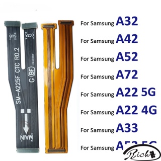 เมนบอร์ดเชื่อมต่อสายเคเบิลอ่อน แบบเปลี่ยน สําหรับ Samsung Galaxy A21 A22 A72 A32 A42 A52 A33 A53 5G A22 4G A73