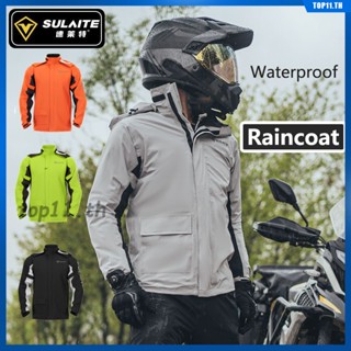 Sulaite Motorcycle Raincoat Set Waterproof Sport Rainsuit 3xl Downpour Rainproof Three Layer Pvc Premium Single Raincoat 3xl Mens Women Students (top11.th.)