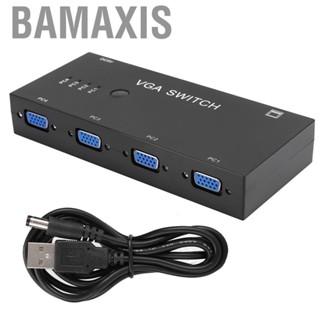 Bamaxis VGA Adapter  Hd Display  Accessories Switcher for Home Audio Projectors Notebooks Video Set‑top Boxes