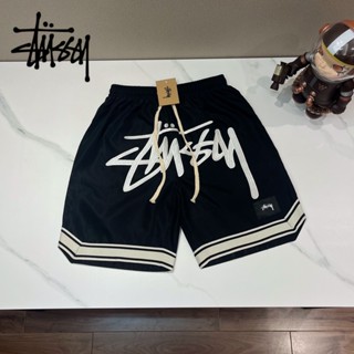 กางเกงขาสั้นลําลอง ปักลายโลโก้ Stussy Original Basketball แบบผูกเชือก เหมาะกับการเล่นกีฬา