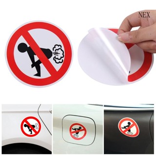 สติกเกอร์ NEX No Farting Cool สําหรับตกแต่งรถยนต์