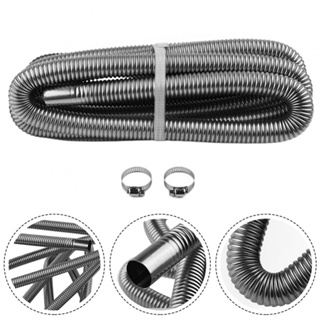 ⚡READYSTOCK⚡60cm-300cm Air-Diesel Heater Parking Stainless Steel Exhaust Pipe Tube Gas New