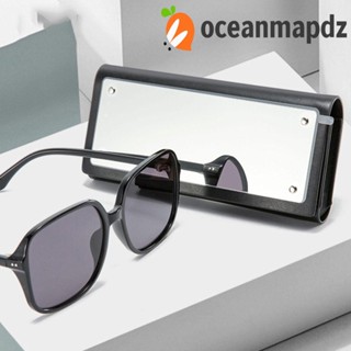 OCEANMAPDZ กล่องใส่แว่นตากระจก แบบพกพา ที่ไม่ซ้ําใคร เรียบง่าย ป้องกันการตก แรงดัน อ่านหนังสือ แว่นตา อุปกรณ์เสริม สําหรับผู้ชาย กล่องเก็บแว่นตา เคสป้องกัน