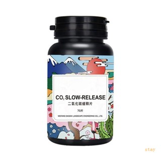 Stay CO2 แท็บเล็ตคาร์บอนไดออกไซด์ 70 เม็ด สําหรับตู้ปลาน้ําจืด