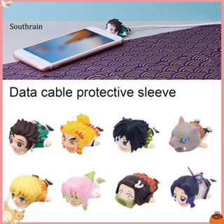 Sta ปลอกหุ้มสายชาร์จ USB PVC ลายการ์ตูนดาบพิฆาตอสูร