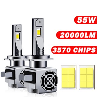 【สว่างมาก】หลอดไฟหน้ารถยนต์ Led HLXG H7 20000LM H11 H8 H1 HB3 9005 HB4 9006 9012 hir2 110W