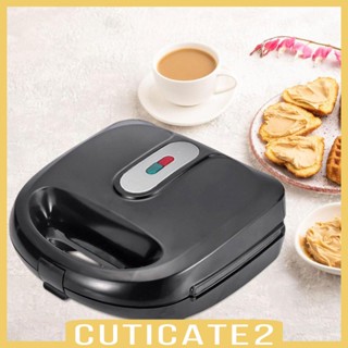 [Cuticate2] เครื่องทําวาฟเฟิล ทําความสะอาดง่าย 750W สําหรับอาหารเช้า ชีส ย่าง