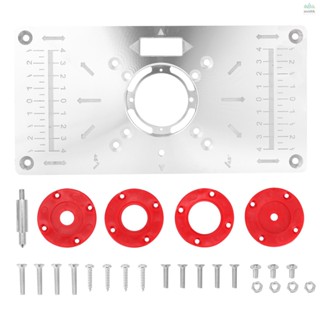 เครื่องมือแกะสลักงานไม้ เราเตอร์ โลหะผสมอลูมิเนียม อเนกประสงค์ สําหรับ Bosch GKF550 Makita RT0700C