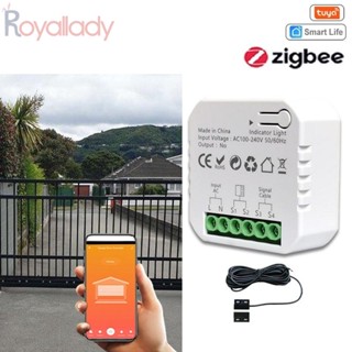 #ROYALLADY#Garage อุปกรณ์ควบคุมประตูโรงรถอัจฉริยะ TUYA ZIGBEE