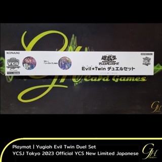 Yugioh [Playmat-YCSJ23] Yugioh Evil Twin Duel Set YCSJ Tokyo 2023 Official YCS Japanese New Limited