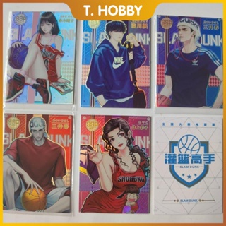 การ์ดเก็บสะสม การ์ดสะสม อนิเมะ Slam Dunk SSP Kaede Rukawa Akira Akagi Haruko