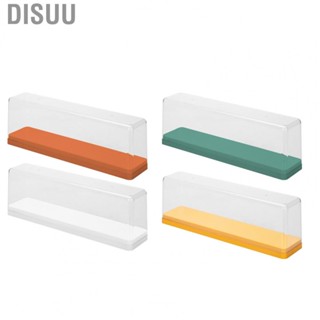 Disuu Action Figure Display Case  Stackable Dustproof Figures Collection Box Transparent Cover for Office