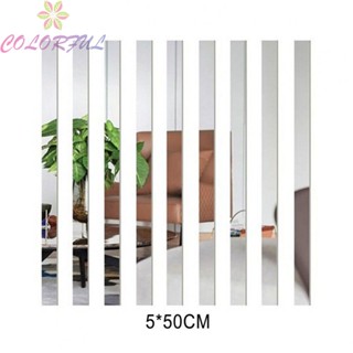 【COLORFUL】Wall Sticker Accessories Acrylic Bedroom Dining Room Mosaic Replacement