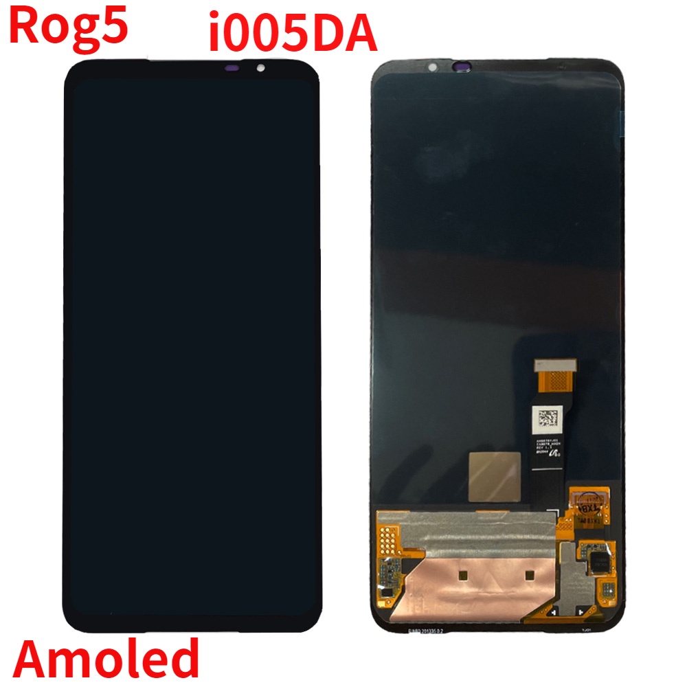 แผงหน้าจอสัมผัสดิจิทัล LCD 6.78 นิ้ว ROG 5 แบบเปลี่ยน สําหรับ Asus ROG Phone 5 ZS673KS I005DA I005DB