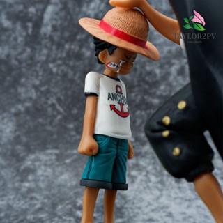 TAYLOR2PV โมเดลฟิกเกอร์ PVC รูป Monkey D Luffy น่ารัก สําหรับตกแต่งบ้าน