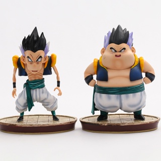 ตุ๊กตาฟิกเกอร์ Dragon Ball Z Fat Skinny Gotenks ขนาด 18 ซม. ของเล่นสะสม สําหรับเด็ก