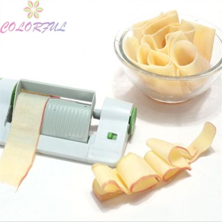 【COLORFUL】Vegetable Slicer Multifunctional 20.5*10*5.5cm Green Spiralizer Vegetable Slicer