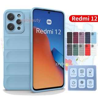 เคสซิลิโคนนิ่ม ป้องกันกล้อง กันกระแทก สําหรับ Redmi 12 2023 Redmi12 4G