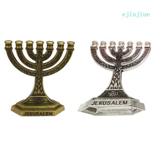 Cc เชิงเทียน 12 ชนเผ่า อิสราเอล Menorah Jewish 7 กิ่ง