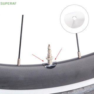 Superaf สติกเกอร์คาร์บอนไฟเบอร์ สําหรับติดขอบวาล์วรถจักรยาน MTB ขายดี 10 ชิ้น